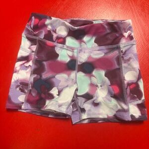 LAUERS MULTICOLOR PURPLE SHORTS